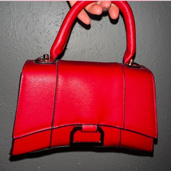 Red women crossbody bag - Picture 3 of 6